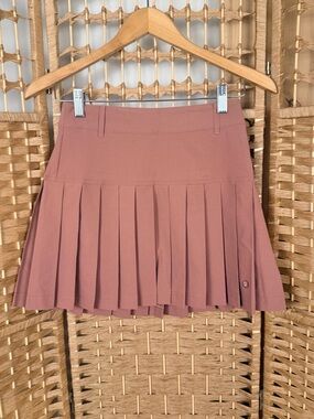 NWT Lululemon Drop-Waist Pleated High-Rise Golf Skirt Size 24 Red Clay